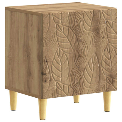 Bedside Table 2 pcs Artisan Oak 43 x 34.5 x 50 cm