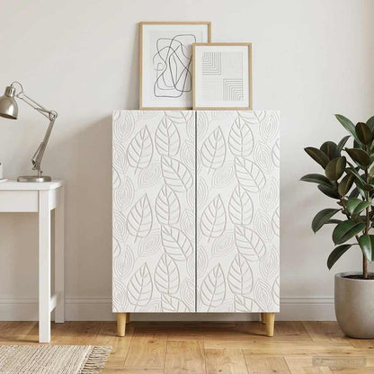 Sideboard White 66 x 34.5 x 90 cm Engineered Wood