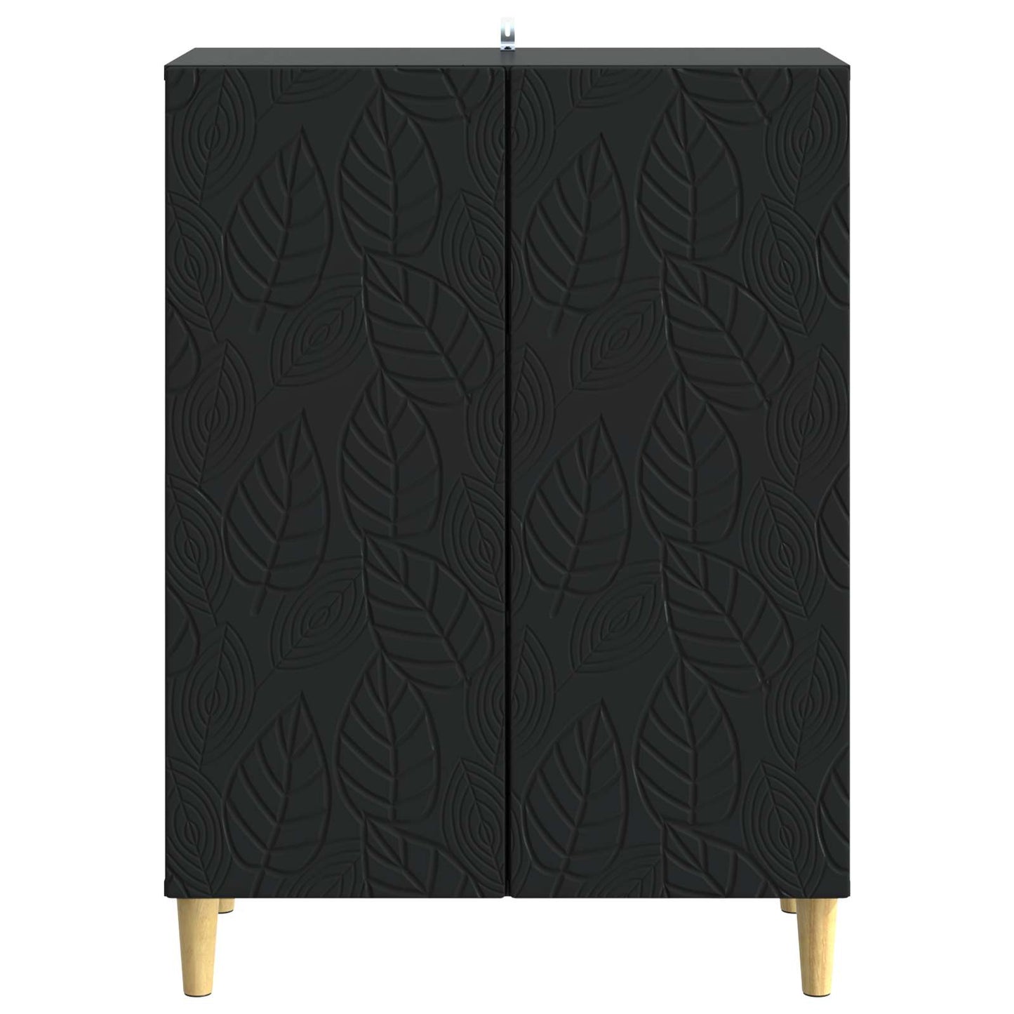 Sideboard Black 66 x 34.5 x 90 cm Engineered Wood