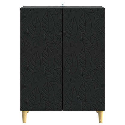 Sideboard Black 66 x 34.5 x 90 cm Engineered Wood