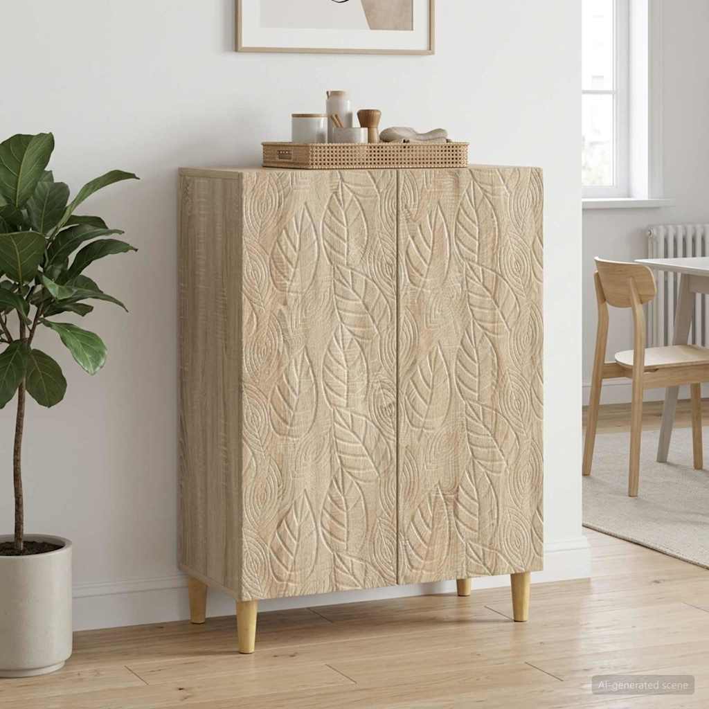 Sideboard Sonoma Oak 66 x 34.5 x 90 cm Engineered Wood