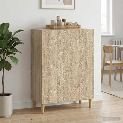 Sideboard Sonoma Oak 66 x 34.5 x 90 cm Engineered Wood