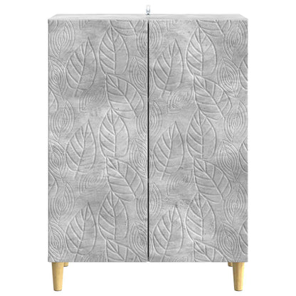 Sideboard Concrete Grey 66 x 34.5 x 90 cm Engineered Wood