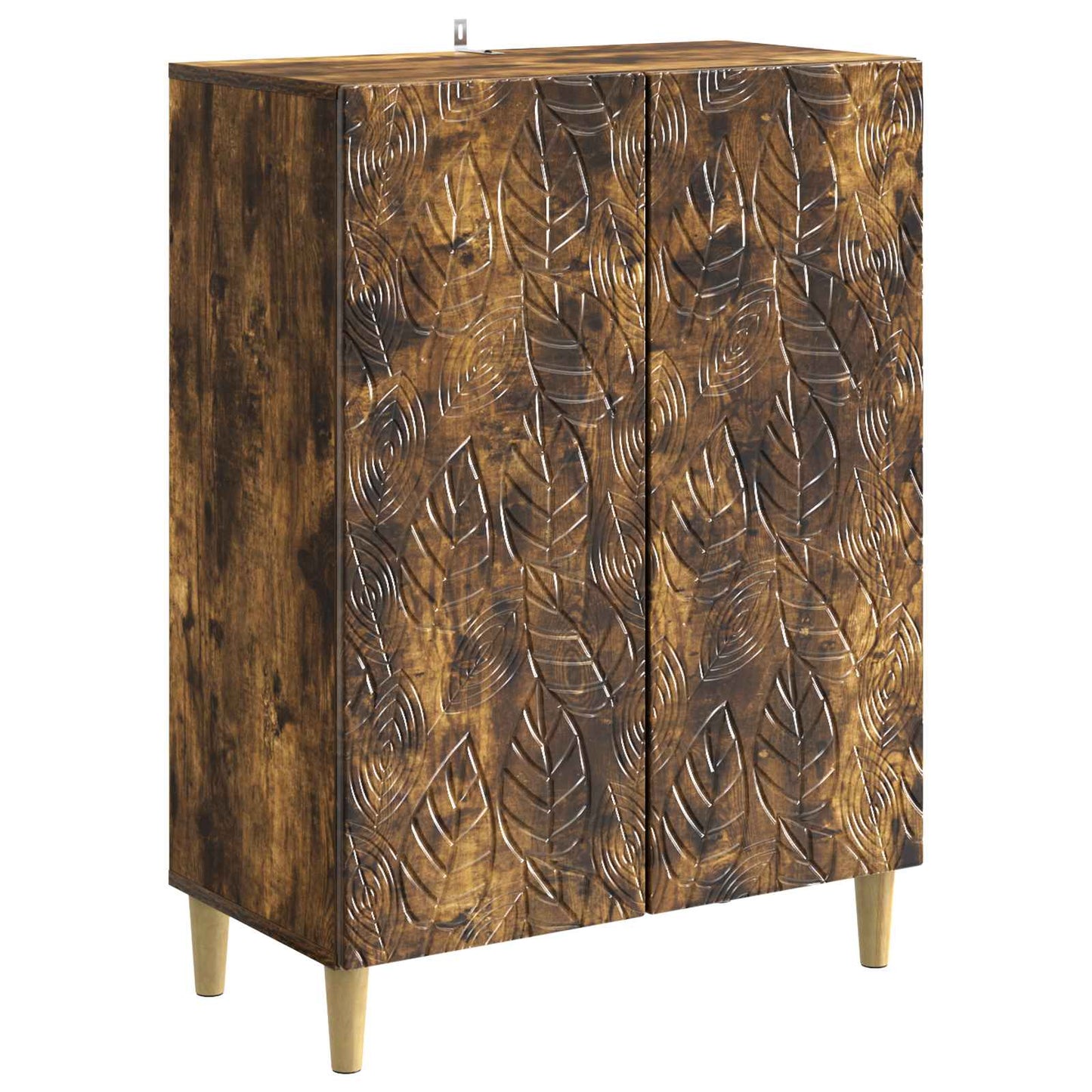 Sideboard Smoked Oak 66 x 34.5 x 90 cm Engineered Wood