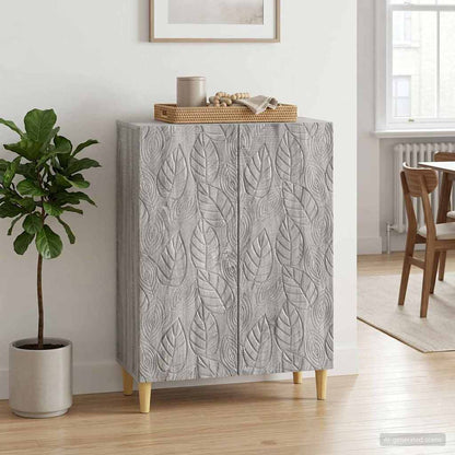 Sideboard Grey Sonoma 66 x 34.5 x 90 cm Engineered Wood