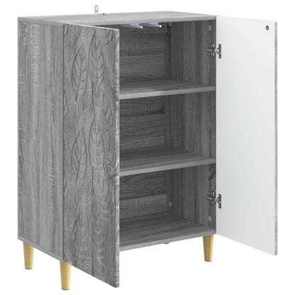 Sideboard Grey Sonoma 66 x 34.5 x 90 cm Engineered Wood