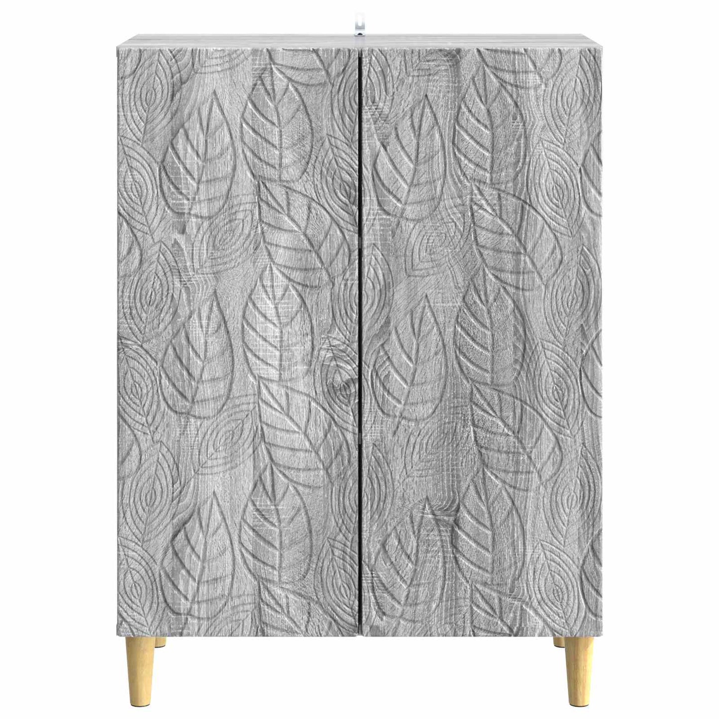 Sideboard Grey Sonoma 66 x 34.5 x 90 cm Engineered Wood