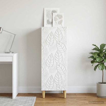 Sideboard White 33 x 34.5 x 90 cm Engineered Wood