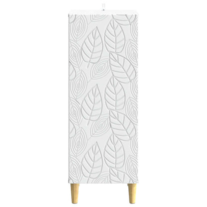 Sideboard White 33 x 34.5 x 90 cm Engineered Wood