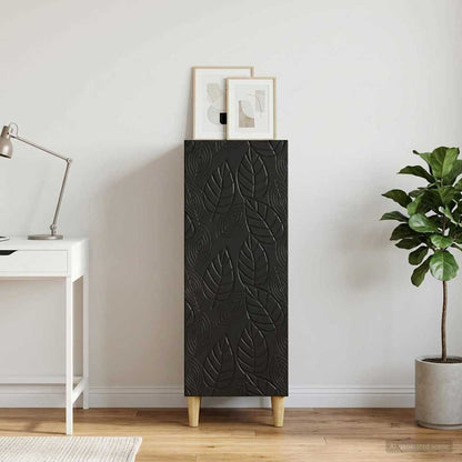 Sideboard Black 33 x 34.5 x 90 cm Engineered Wood
