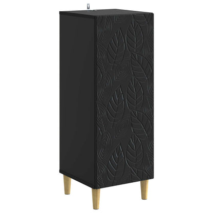 Sideboard Black 33 x 34.5 x 90 cm Engineered Wood