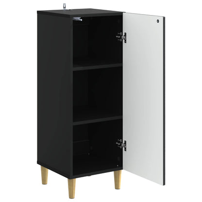 Sideboard Black 33 x 34.5 x 90 cm Engineered Wood