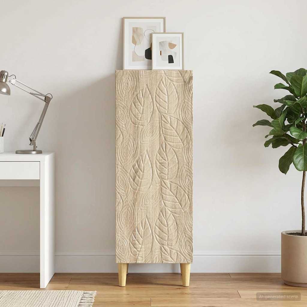 Sideboard Sonoma Oak 33 x 34.5 x 90 cm Engineered Wood