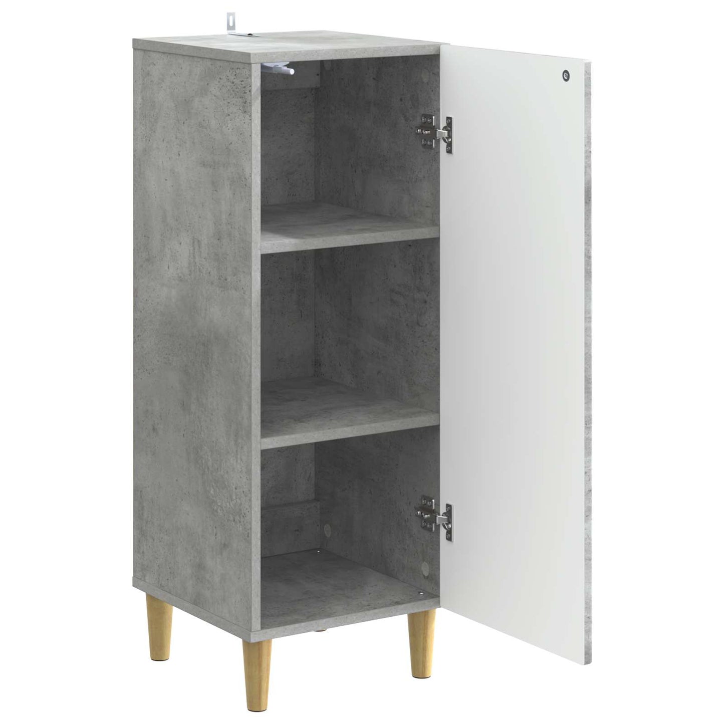 Sideboard Concrete Grey 33 x 34.5 x 90 cm Engineered Wood