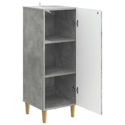 Sideboard Concrete Grey 33 x 34.5 x 90 cm Engineered Wood