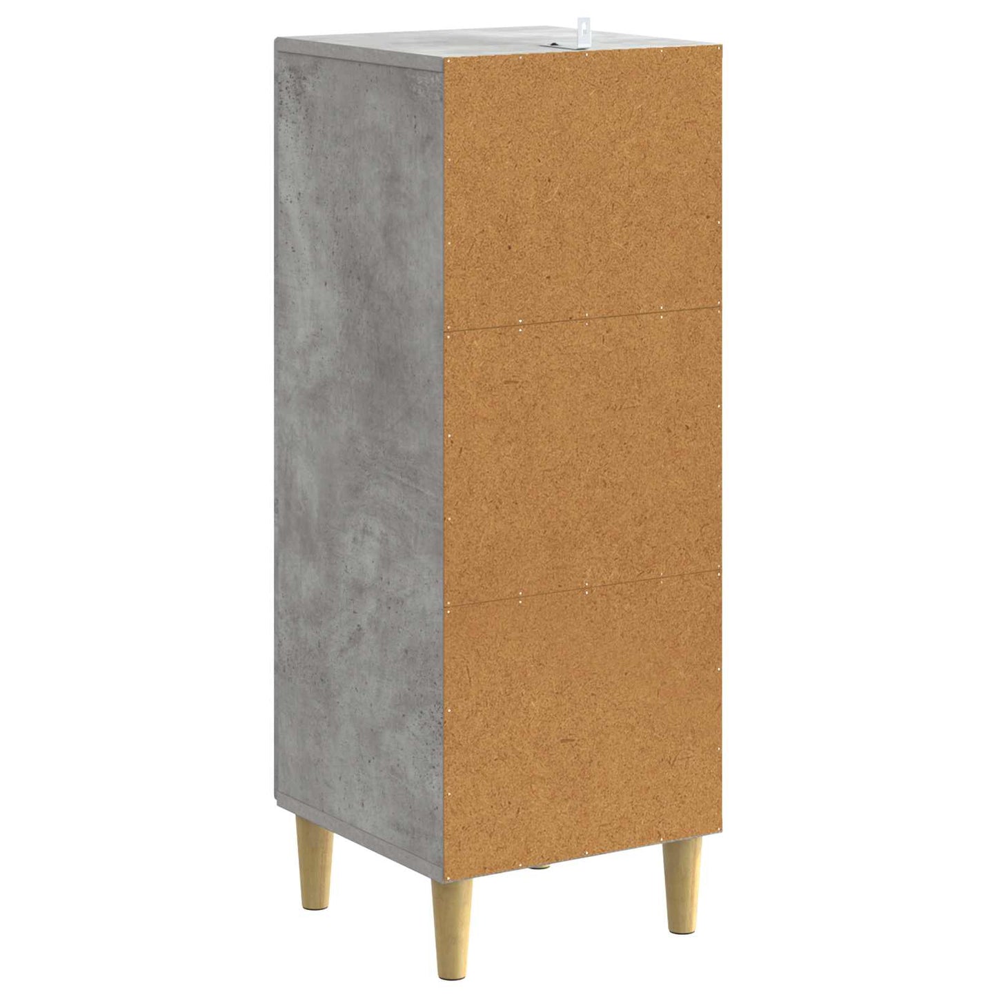 Sideboard Concrete Grey 33 x 34.5 x 90 cm Engineered Wood
