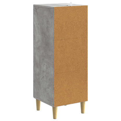 Sideboard Concrete Grey 33 x 34.5 x 90 cm Engineered Wood