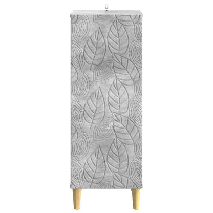 Sideboard Concrete Grey 33 x 34.5 x 90 cm Engineered Wood