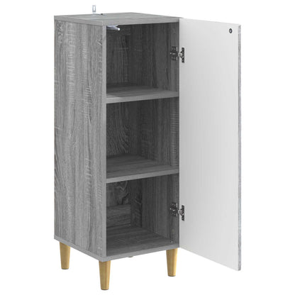 Sideboard Grey Sonoma 33 x 34.5 x 90 cm Engineered Wood