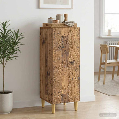 Sideboard Old Wood 33 x 34.5 x 90 cm Engineered Wood