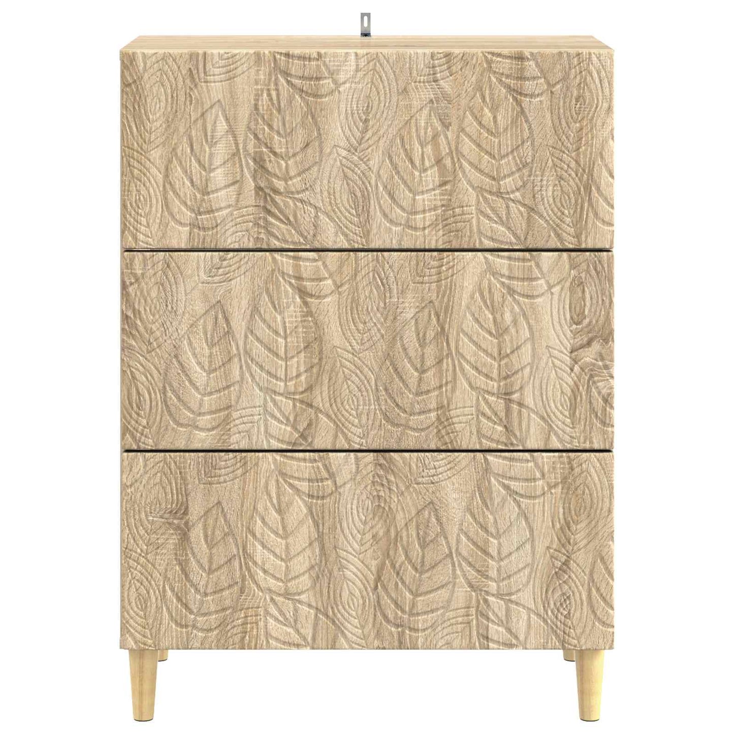 Drawer Cabinet Sonoma Oak 66 x 34.5 x 90 cm Engineered Wood