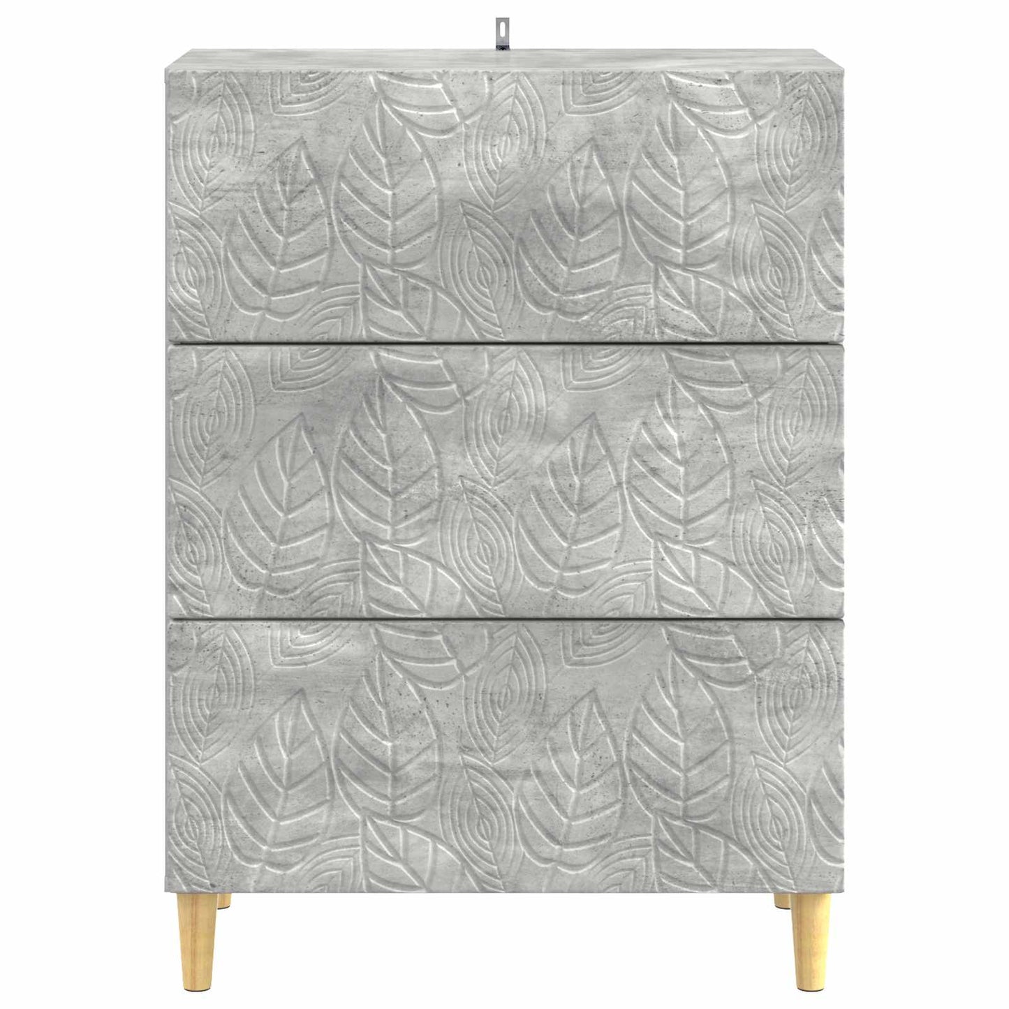 Drawer Cabinet Concrete Grey 66 x 34.5 x 90 cm Engineered Wood