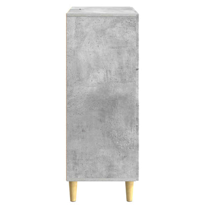 Drawer Cabinet Concrete Grey 66 x 34.5 x 90 cm Engineered Wood
