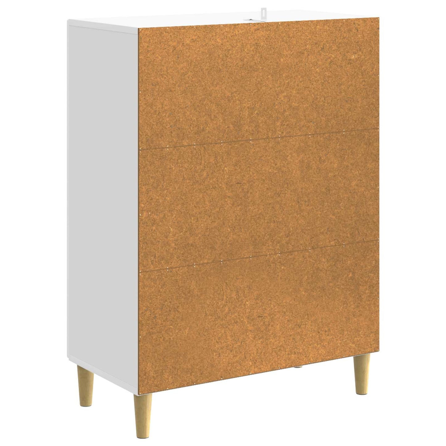 Drawer Cabinet High Gloss White 66 x 34.5 x 90 cm