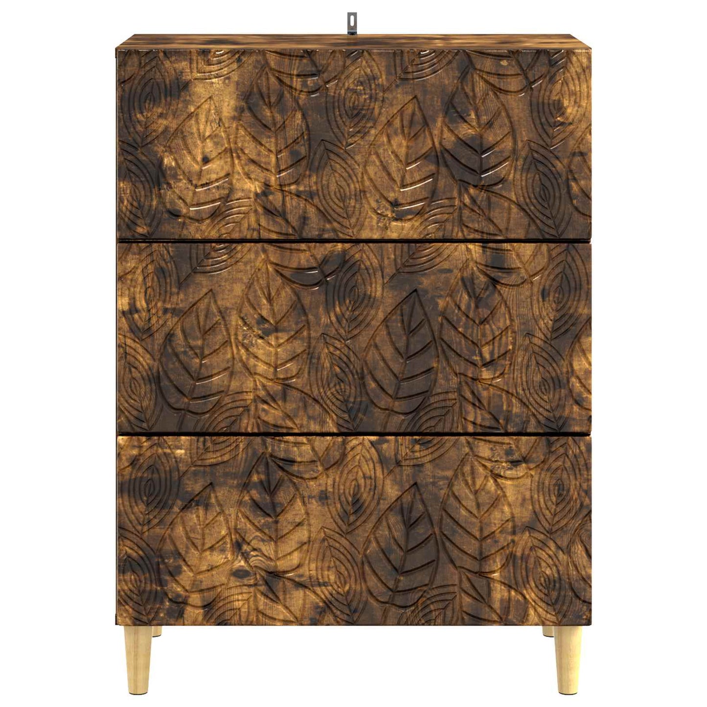Drawer Cabinet Smoked Oak 66 x 34.5 x 90 cm Engineered Wood