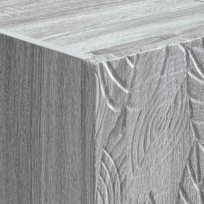 Drawer Cabinet Grey Sonoma 66 x 34.5 x 90 cm Engineered Wood
