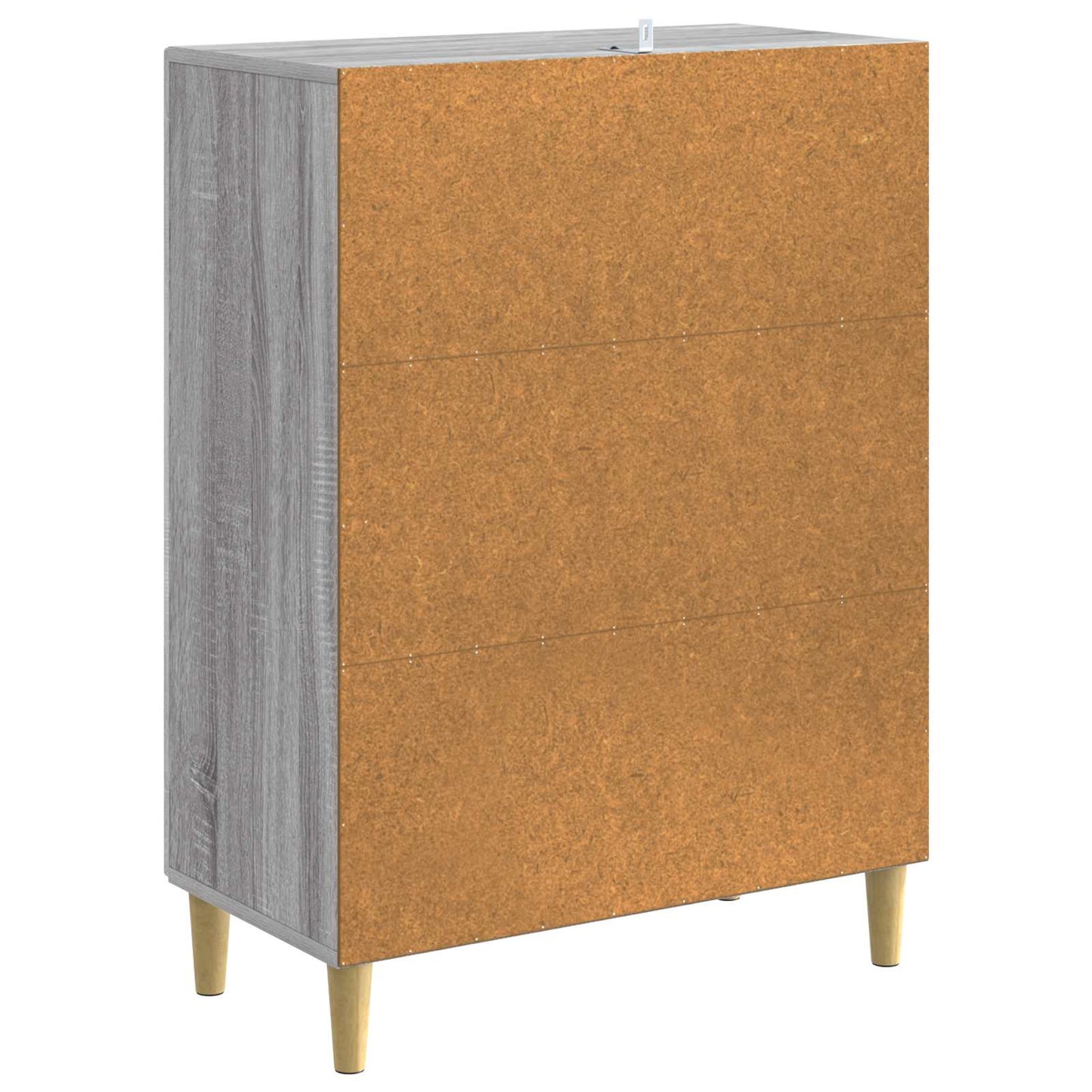 Drawer Cabinet Grey Sonoma 66 x 34.5 x 90 cm Engineered Wood