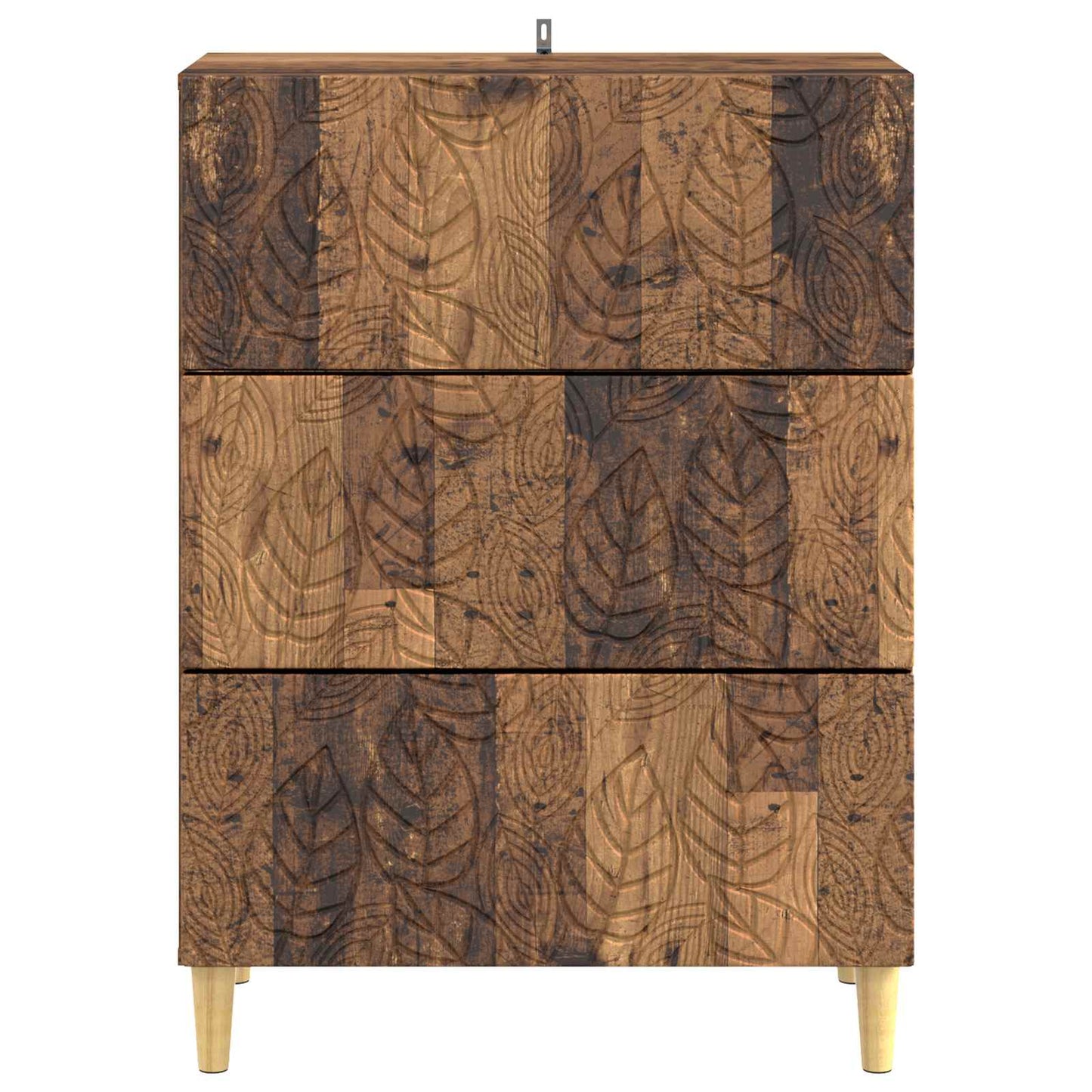 Drawer Cabinet Old Wood 66 x 34.5 x 90 cm Engineered Wood