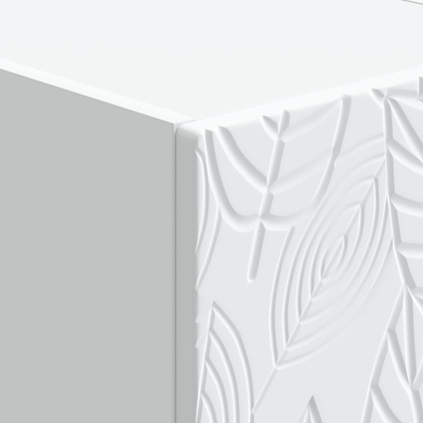 Drawer Cabinet 33 x 34.5 x 90 cm Engineered Wood White