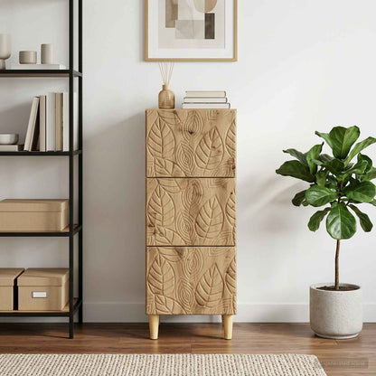 Drawer Cabinet 33 x 34.5 x 90 cm Engineered Wood Artisan Oak