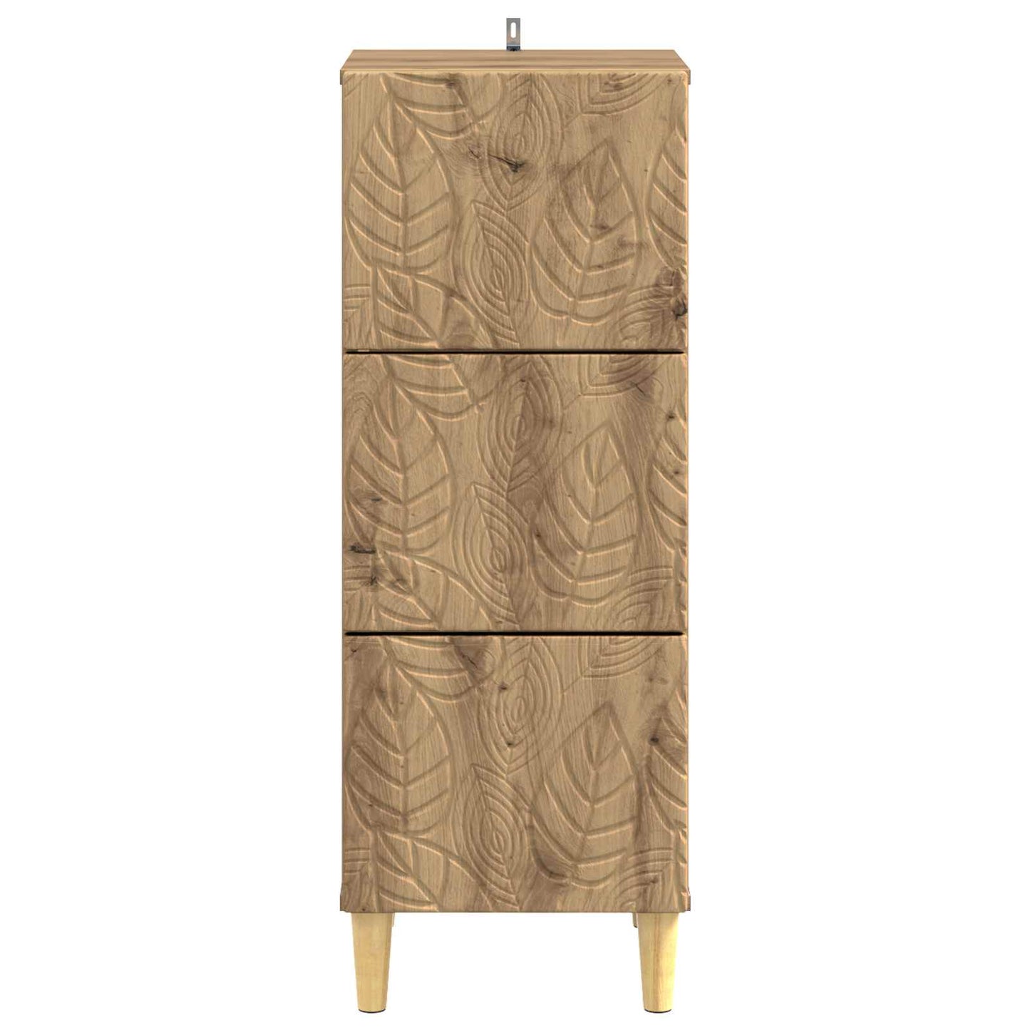 Drawer Cabinet Artisan Oak 33 x 34.5 x 90 cm Engineered Wood