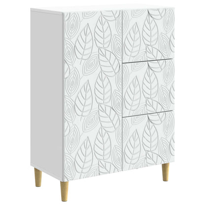 Sideboard White 66 x 34.5 x 90 cm Engineered Wood