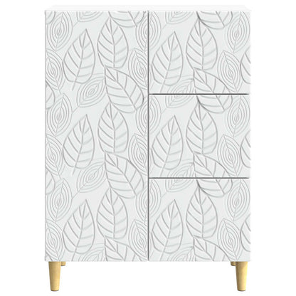 Sideboard White 66 x 34.5 x 90 cm Engineered Wood