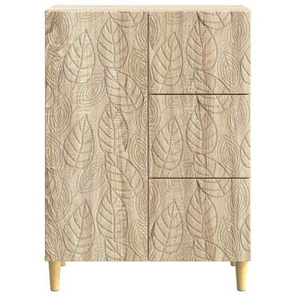 Sideboard Sonoma Oak 66 x 34.5 x 90 cm Engineered Wood