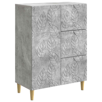 Sideboard Concrete Grey 66 x 34.5 x 90 cm Engineered Wood
