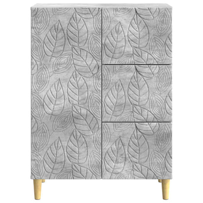 Sideboard Concrete Grey 66 x 34.5 x 90 cm Engineered Wood