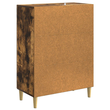 Sideboard Smoked Oak 66 x 34.5 x 90 cm Engineered Wood