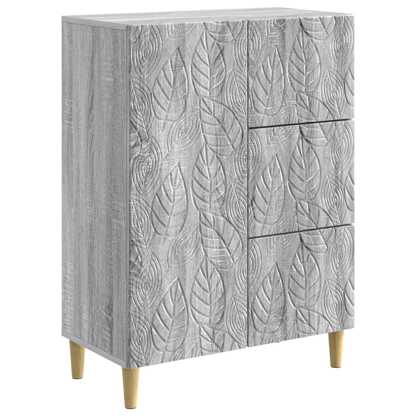 Sideboard Grey Sonoma 66 x 34.5 x 90 cm Engineered Wood