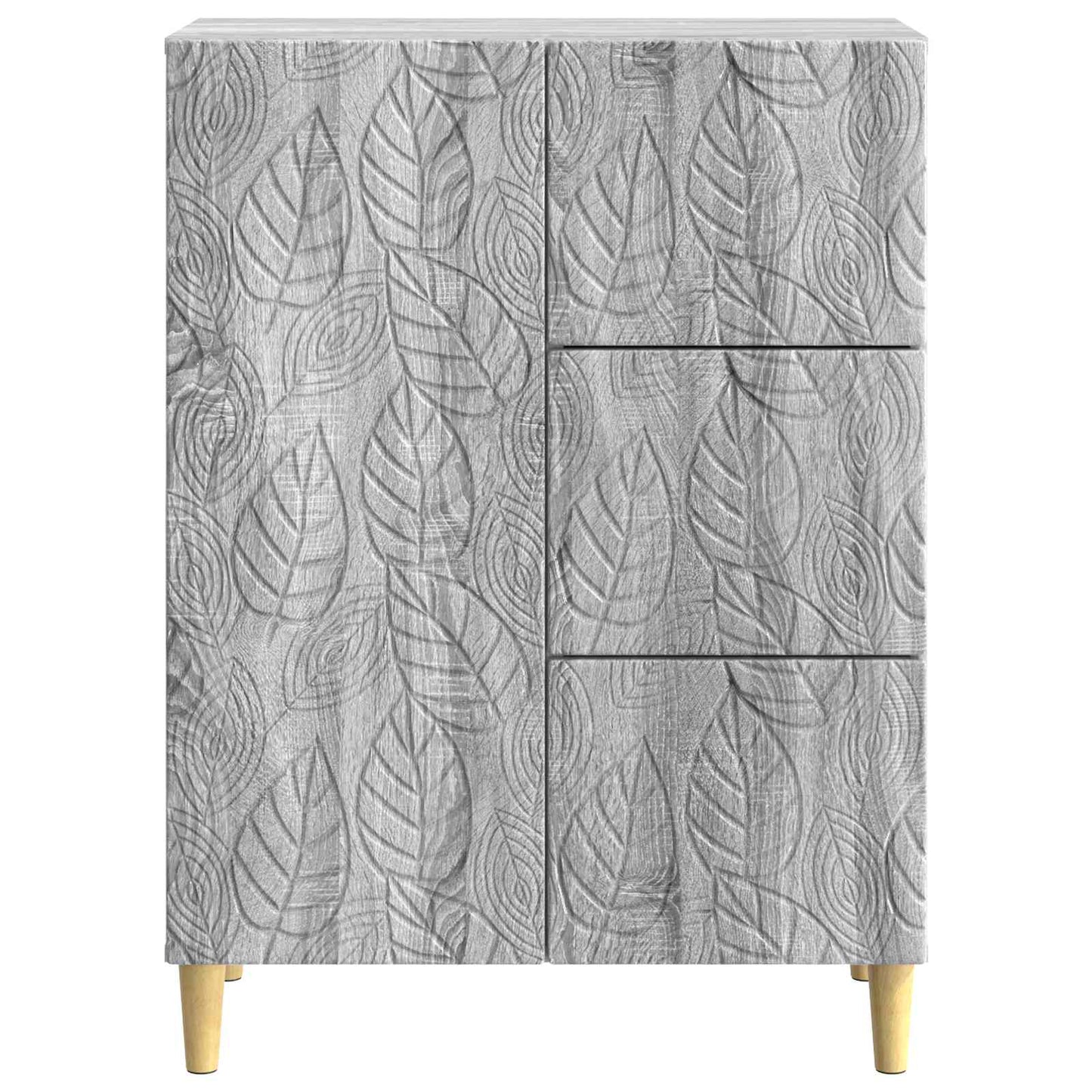 Sideboard Grey Sonoma 66 x 34.5 x 90 cm Engineered Wood