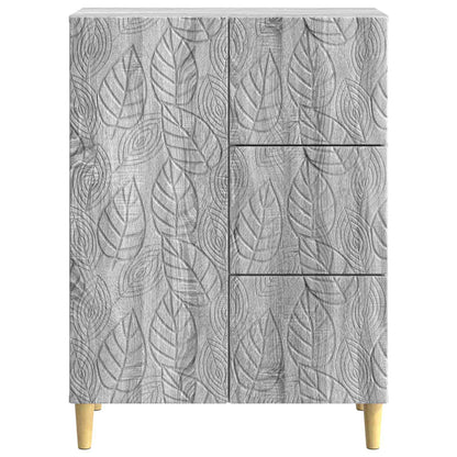 Sideboard Grey Sonoma 66 x 34.5 x 90 cm Engineered Wood
