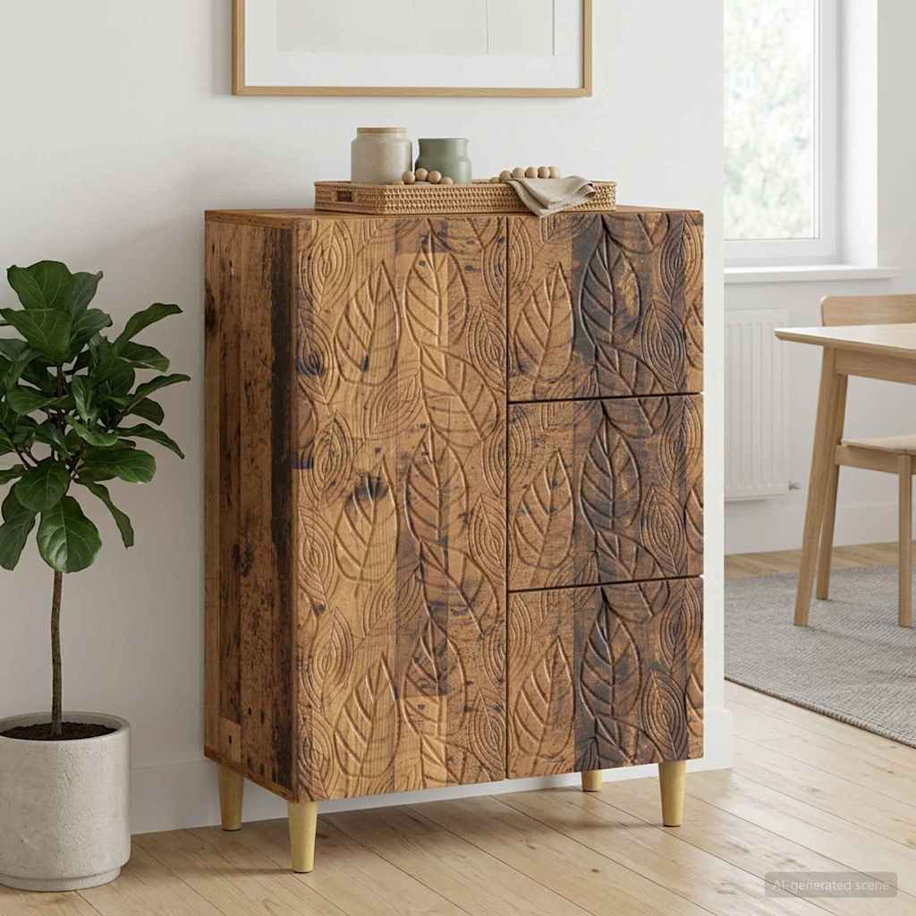 Sideboard Old Wood 66 x 34.5 x 90 cm Engineered Wood