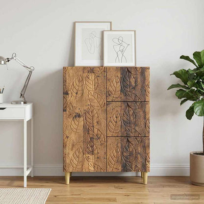 Sideboard Old Wood 66 x 34.5 x 90 cm Engineered Wood