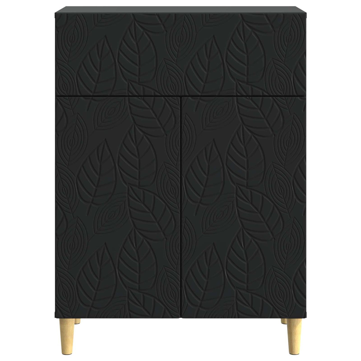 Sideboard Black 66 x 34.5 x 90 cm Engineered Wood