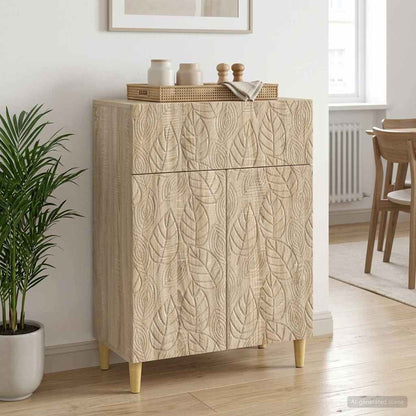Sideboard Sonoma Oak 66 x 34.5 x 90 cm Engineered Wood
