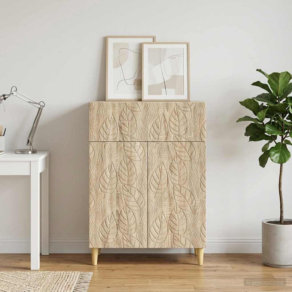 Sideboard Sonoma Oak 66 x 34.5 x 90 cm Engineered Wood