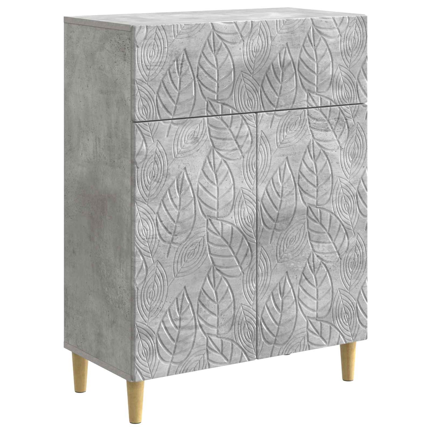 Sideboard Concrete Grey 66 x 34.5 x 90 cm Engineered Wood